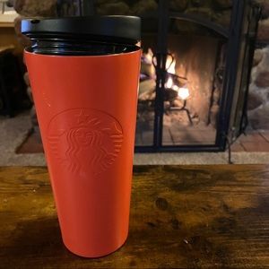 Starbucks Coral Tumbler